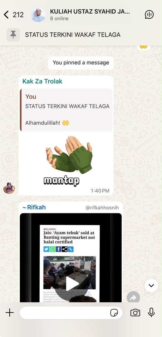 WhatsApp Testimonial